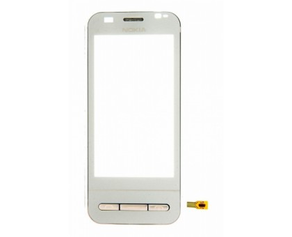 Тачскрін (сенсор) для Nokia C6-00, білий, оригінал